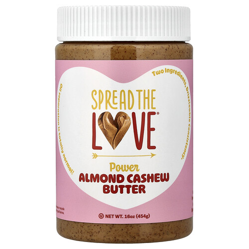 Spread The Love, Power Butter, Almond Cashew, 16 oz (454 g)