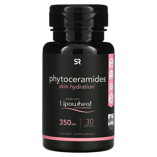 Sports Research, Fitoceramidas, Hidratación para la piel, 350 mg, 30 cápsulas blandas