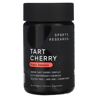 

Sports Research Tart Cherry Fruit Complex 800 mg 60 Softgels