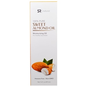 Отзывы о Спортс Ресерч, 100% Pure Sweet Almond Oil, 16 fl oz (473 ml)