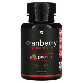 Sports Research, Concentrado de Cranberry, 250 mg, 90 Cápsulas Softgel