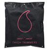 Sweet Sweat, Thigh Trimmers, Medium, Black & Pink, 1 Pair