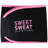 Sports Research, Sweet Sweat Waist Trimmer, Medium, Black & Pink, 1 Belt