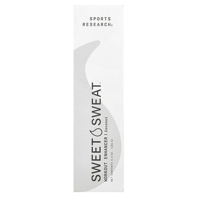 Sports Research, Sweet Sweat®, Potenciador del entrenamiento, Coco, 181 g (6,4 oz)