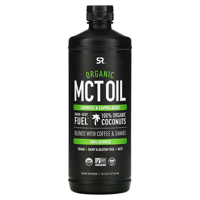 Sports Research Organic MCT Oil Unflavored 32 fl oz (946 ml)