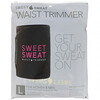 Sweet Sweat Waist Trimmer, Large, Black & Pink, 1 Belt