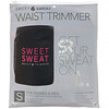 Sweet Sweat Waist Trimmer, Small, Black & Pink, 1 Belt