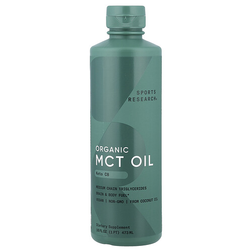 Sports Research, Bio-MCT-Öl C8, geschmacksneutral, 473 ml (16 fl. oz.)