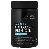 Alaszkai Omega-3 halolaj, 90 szoftgél kapszula