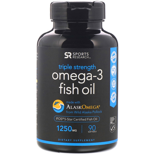 sports research support fish oil