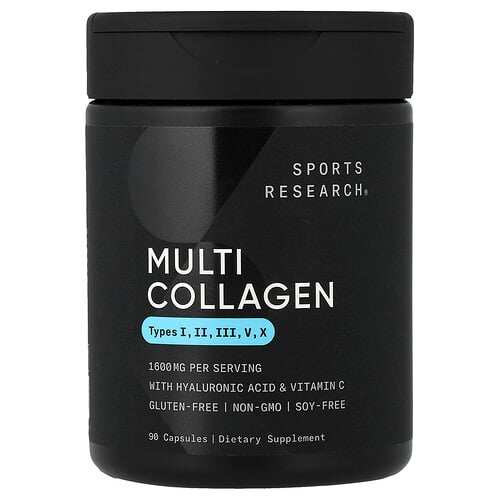 Sports Research, Multi Collagen , 1,600 mg, 90 Capsules