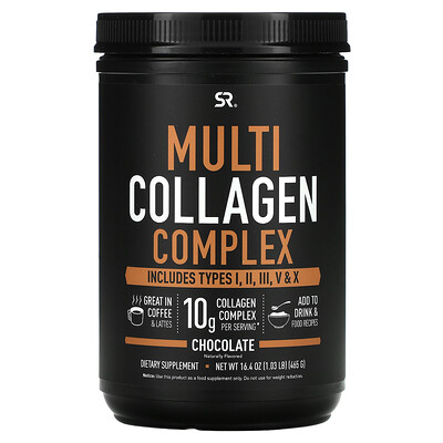 

Sports Research Multi Collagen Complex Chocolate 1.03 lb (465 g)