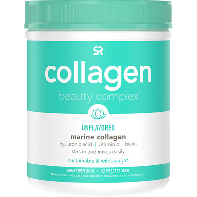 

Sports Research комплекс Collagen Beauty, морской коллаген, с нейтральным вкусом, 163 г (5,75 унций)