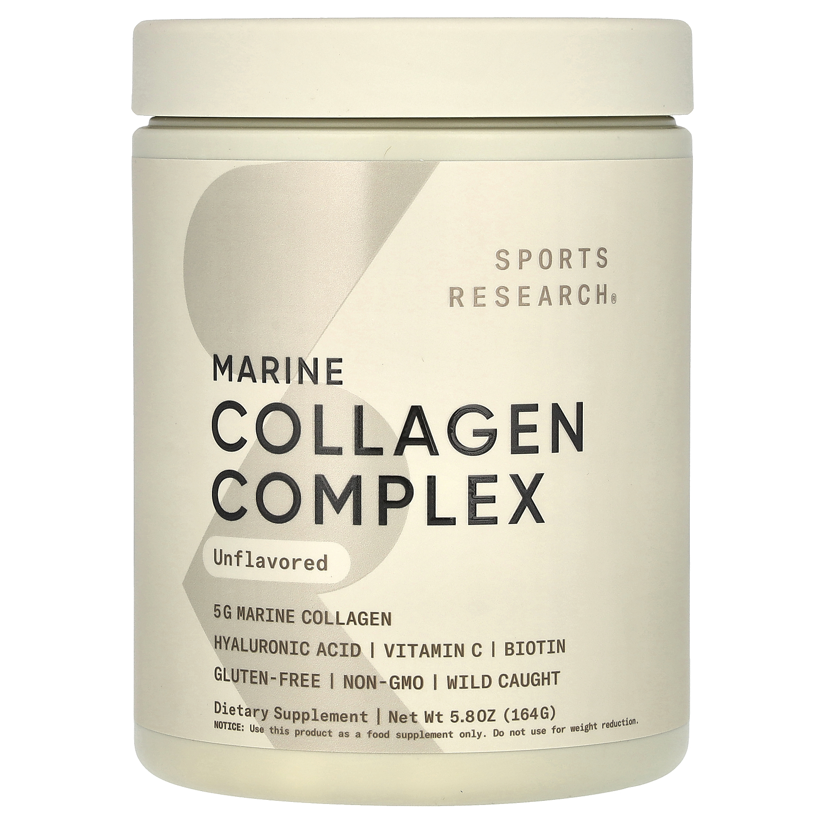 Sports Research Collagen Beauty Complex, Marine Collagen, Dietary Supplement,