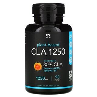 Sports Research, CLA 1250, Plant Based, 1,250 mg, 90 Veggie Softgels