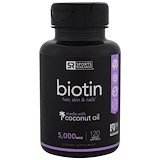 Отзывы о Биотин, 5 000 мкг, 120 мягких капсул в растительной оболочке с жидкостью