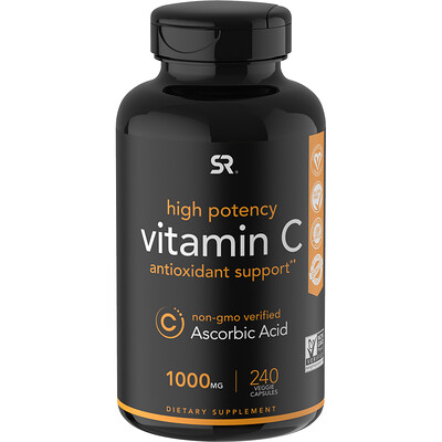 Sports Research Vitamin C, 1,000 mg, 240 Veggie Capsules