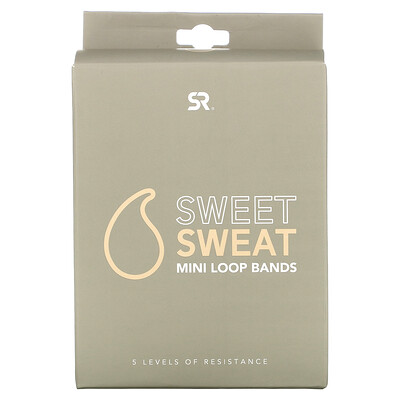 

Sports Research Sweet Sweat, мини-эспандеры, 5 штук