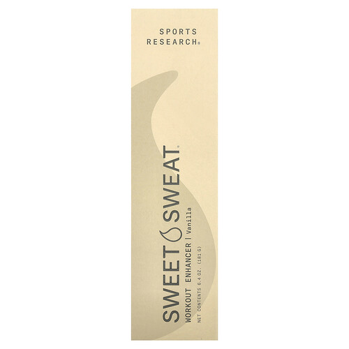 Sports Research, Sweet Sweat®, Workout Enhancer, Vanille, 181 g