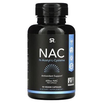 Sports Research NAC 600 mg 90 Veggie Capsules