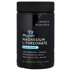 Magtein®, L-треонат магнію, 180 рослинних капсул (666 мг в 1 капсулі)