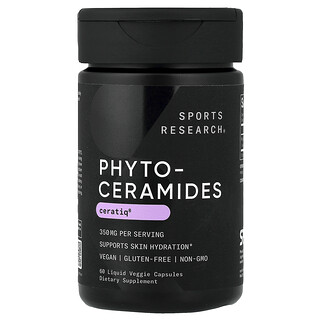 Sports Research, Phytocéramides, 350 mg, 60 capsules végétales liquides