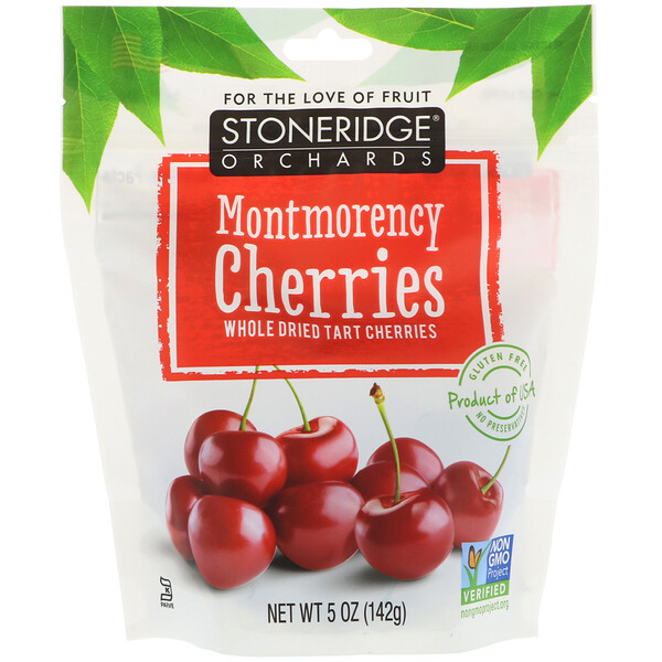 Stoneridge Orchards‏, Montmorency Cherries, Whole Dried Tart Cherries, 5 oz (142 g)