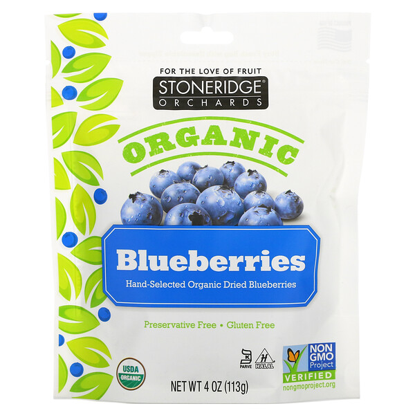 Stoneridge Orchards, Organic Blueberries, 4 oz (113 g) iHerb