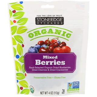 Stoneridge Orchards, توت مختلط عضوي، 4 أونصة (113 غرام)