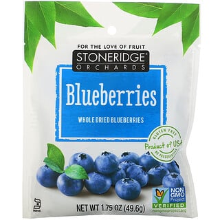 Stoneridge Orchards, 蓝莓，全干蓝莓，1.75 盎司（49.6 克）