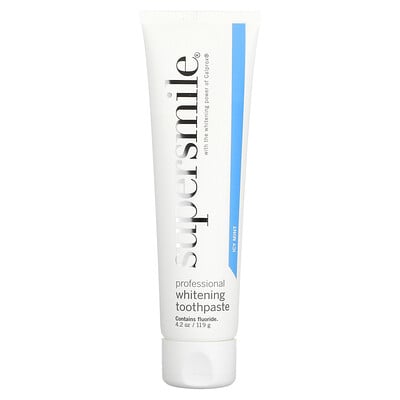 

Supersmile, Professional Whitening Toothpaste, Icy Mint, 4.2 oz (119 g)