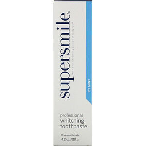 Отзывы о Supersmile, Professional Whitening Toothpaste, Icy Mint, 4.2 oz (119 g)