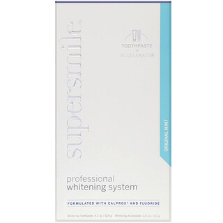 Supersmile, Professional Whitening System, Toothpaste + Accelerator, Original Mint, 7.8 oz  (221 g)