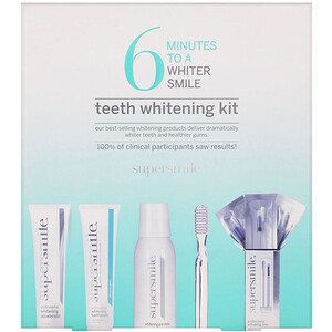 Отзывы о Supersmile, 6 Minutes to a Whiter Smile, Teeth Whitening Kit, 5 Piece Kit