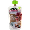 Sprout Organic, غذاء الأطفال، المرحلة 2، التفاح، دقيق الشوفان، الزبيب بالقرفة، 4 أونصات (113 جم)