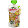 Sprout Organic, Baby Food, 6 Months & Up, Peach Oatmeal with Coconut Milk & Pineapple, 3.5 oz (99 g)