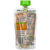 Sprout Organic‏, Baby Food, 8 Months & Up, Root Vegetables, Apple with Beef, 4 oz (113 g)