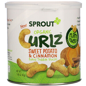 Sprout Organic, Curlz, Sweet Potato & Cinnamon, 1.48 oz (42 g) отзывы