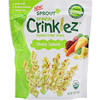 Sprout Organic, Crinklez, Popped Veggie Snack, Cheesy Spinach, 1.48 oz (42 g)