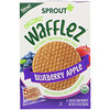 Sprout Organic, Вафли Wafflez, голубика и яблоко, 5 упаковок, 18 г