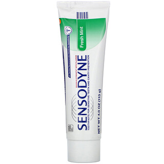 Sensodyne, Toothpaste with Fluoride, Fresh Mint, 4.0 oz (113 g)