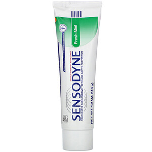 Отзывы о Sensodyne, Toothpaste with Fluoride, Fresh Mint, 4.0 oz (113 g)