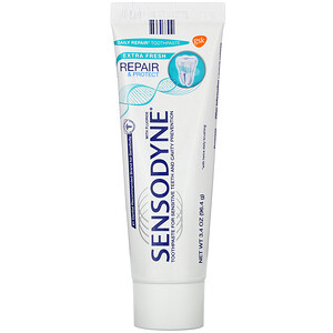 Отзывы о Sensodyne, Repair & Protect Toothpaste with Fluoride, Extra Fresh, 3.4 oz (96.4 g)