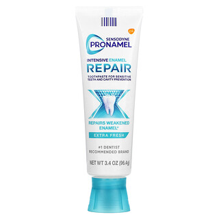 Sensodyne, ProNamel, Pasta dental intensiva para reparar el esmalte, Extra Fresh, 96,4 g (3,4 oz)