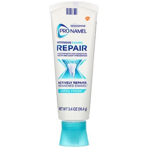Отзывы о Sensodyne, ProNamel, Intensive Enamel Repair Toothpaste, Extra Fresh, 3.4 oz (96.4 g)