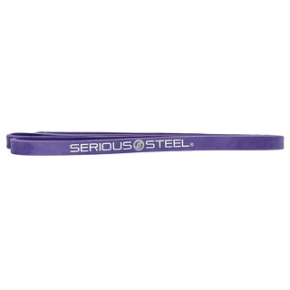 Serious Steel Fitness, 41 Inch Resistance Band, #1 Purple, 1 Count