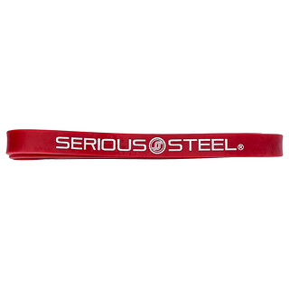 Serious Steel Fitness, Banda de resistencia de 41 in, Rojo n.º 2, 1 unidad
