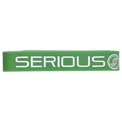 Serious Steel Fitness, Banda de resistencia de 41 in, Verde n.º 4, 1 unidad