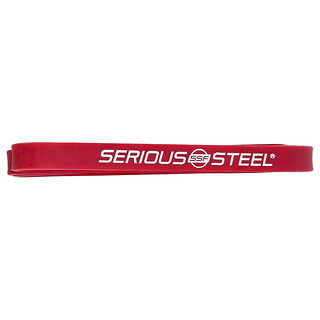 Serious Steel Fitness, 32 Inch Resistance Band, #2 Red, 1 Count