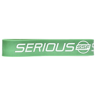 Serious Steel Fitness, Banda de resistencia de 32 in, Verde n.º 4, 1 unidad